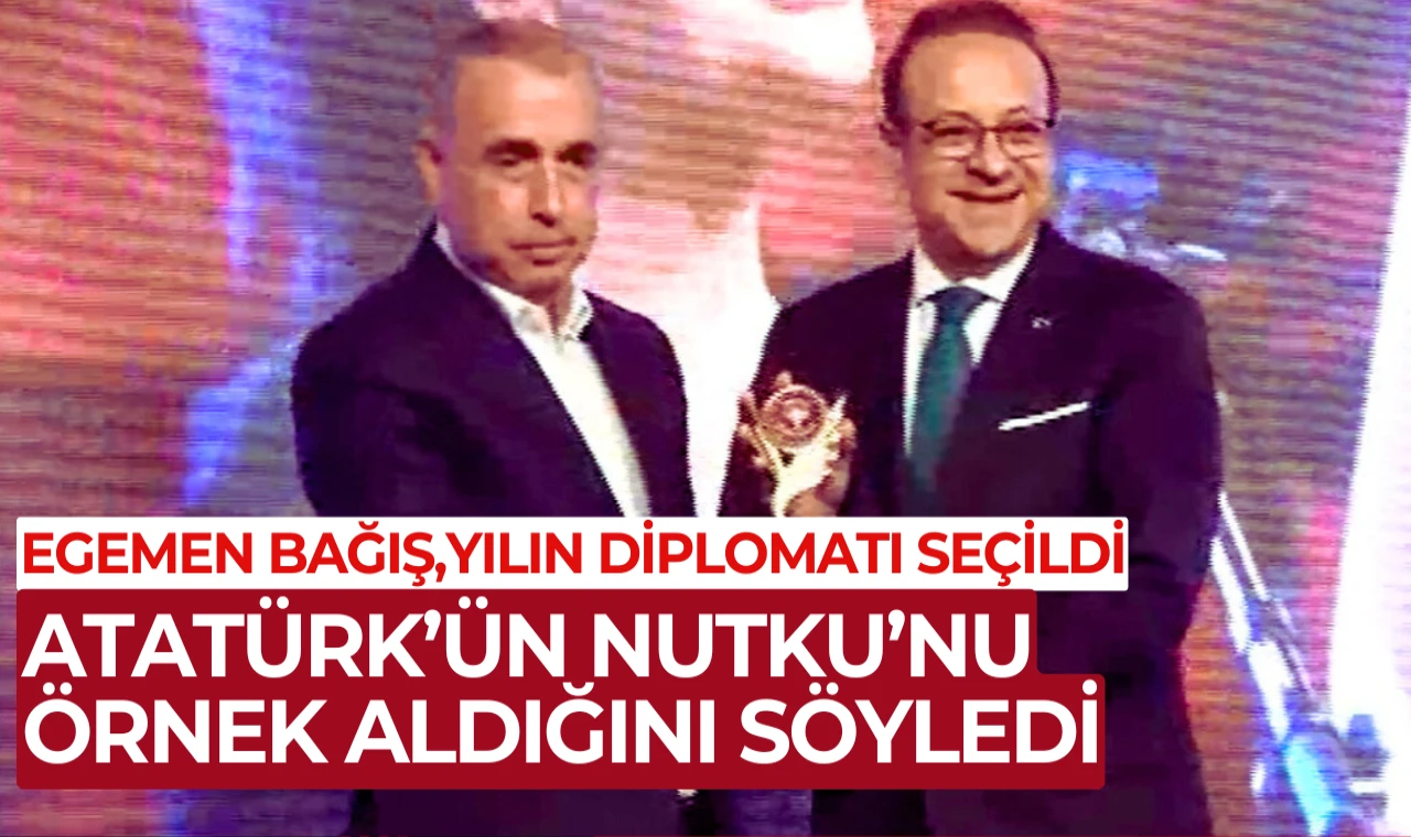 Egemen Bağış, Yılın Diplomatı Ödülünü Kazandı