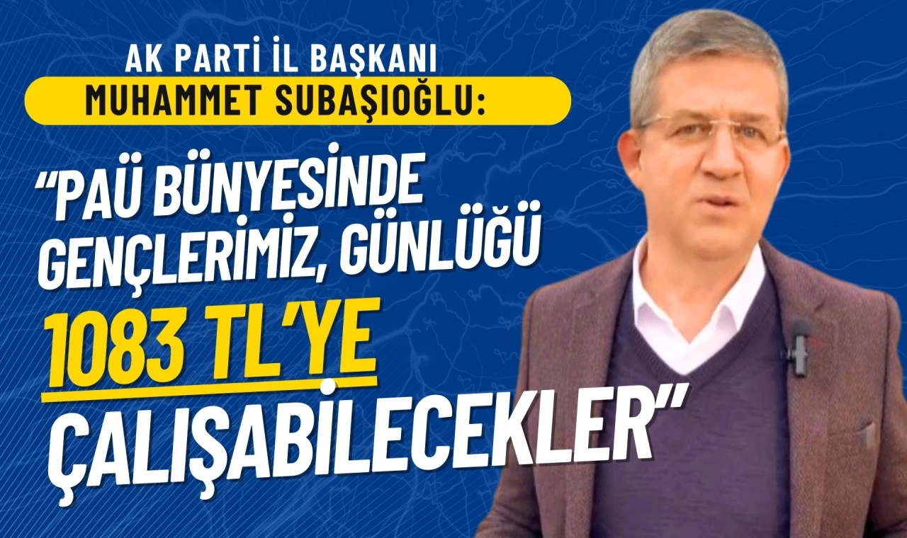 Başkan Subaşıoğlu, gençlere müjdeli haberi verdi!