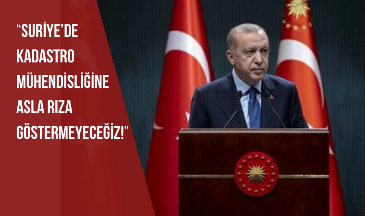 Erdoğan: İç cephemizde gedik açtırmayız!