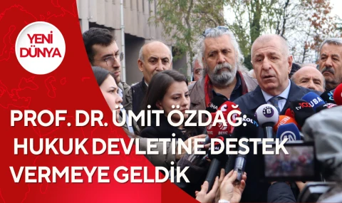 Ümit Özdağ, Kemal Kılıçdaroğlu'nun yargılandığı davaya katıldı